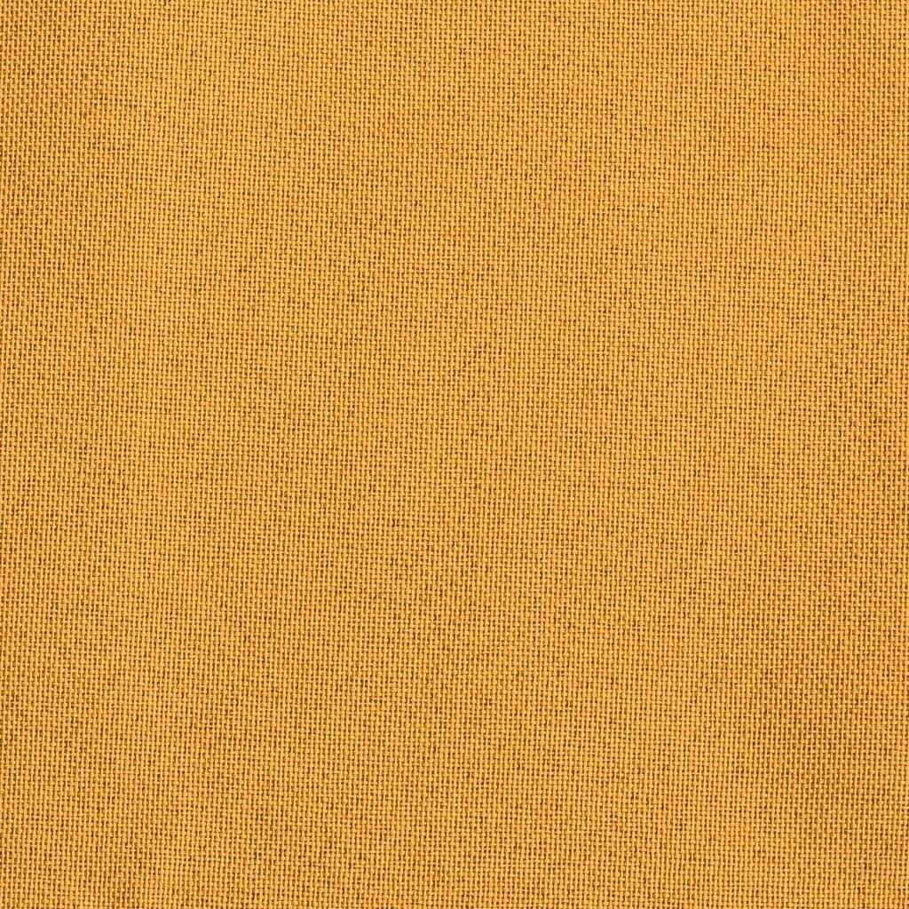Verdunkelungsvorhänge Haken Leinenoptik 2 Stk. Gelb 140x245cm-1