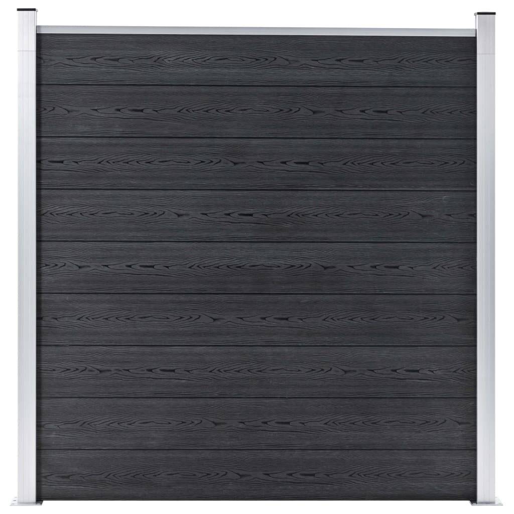 Symbolbild für vidaXL WPC Zaun-Set 1 Quadrat + 1 Schräge 273x186 cm Grau