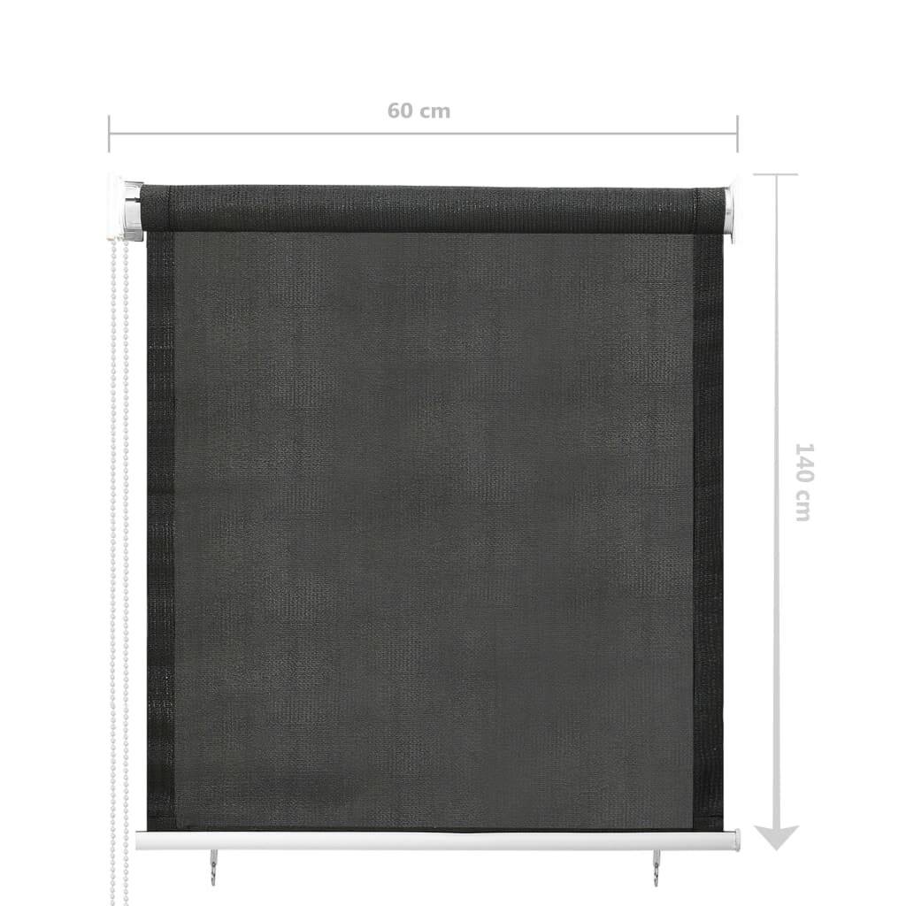 vidaXL Außenrollo 60x140 cm Anthrazit-5