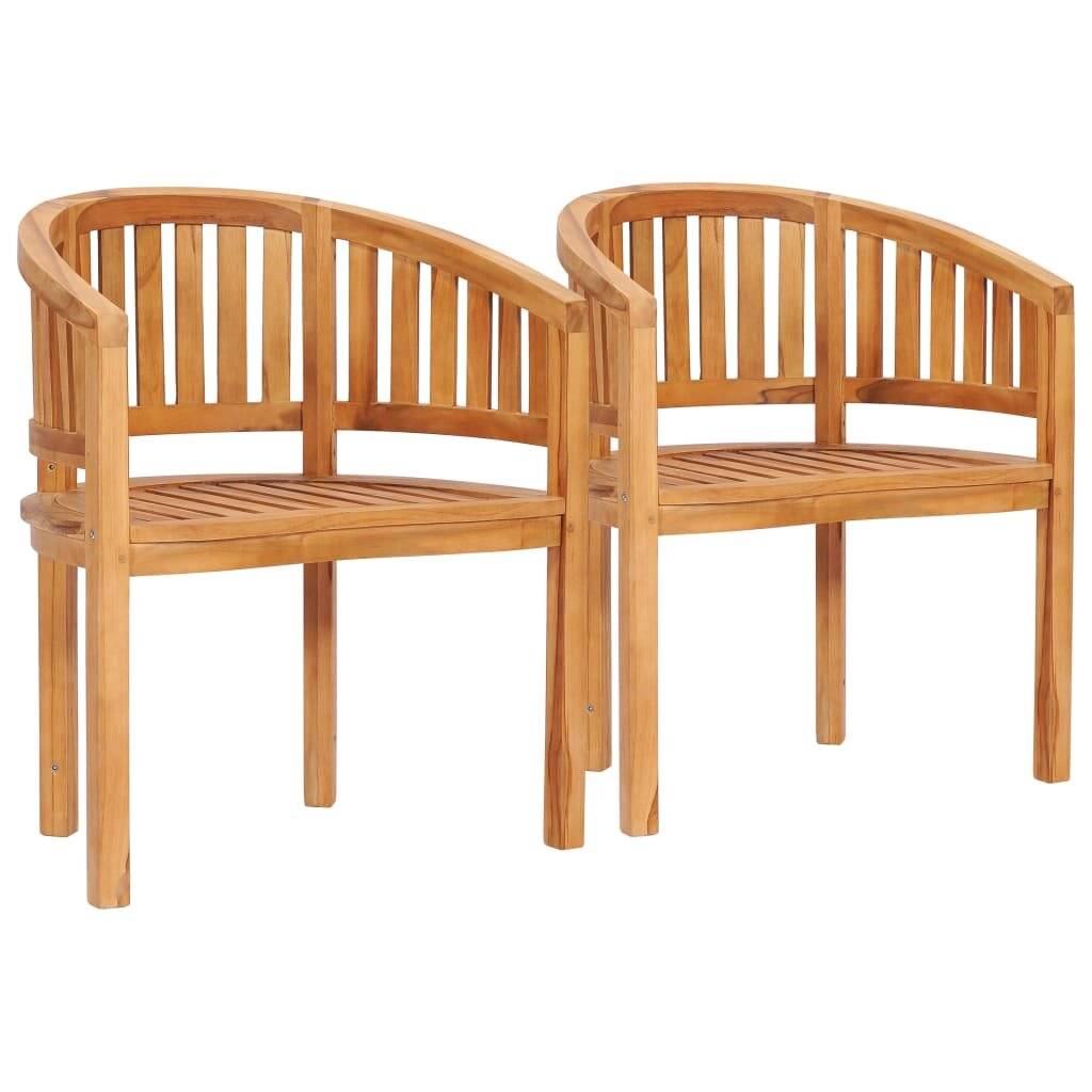 4-tlg. Garten-Lounge-Set Massivholz Teak-3