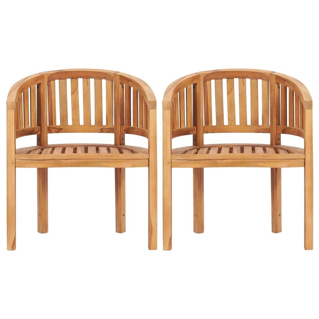 4-tlg. Garten-Lounge-Set Massivholz Teak-4