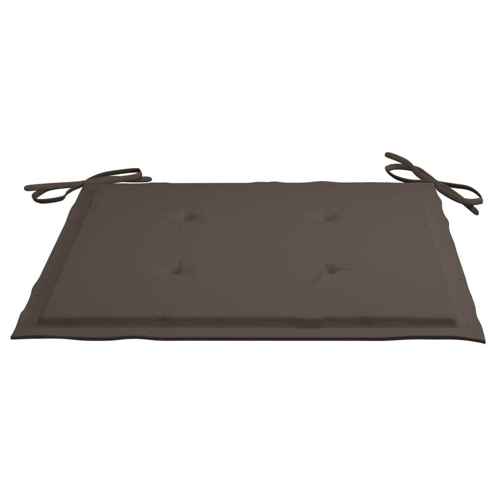 Klappbare Gartenstühle 4 Stk. mit Kissen Massivholz Akazie-1