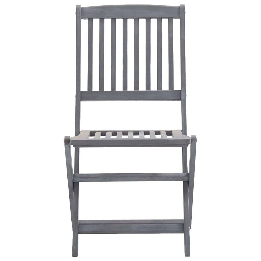 Symbolbild für Klappbare Gartenstühle 4 Stk. mit Kissen Massivholz Akazie