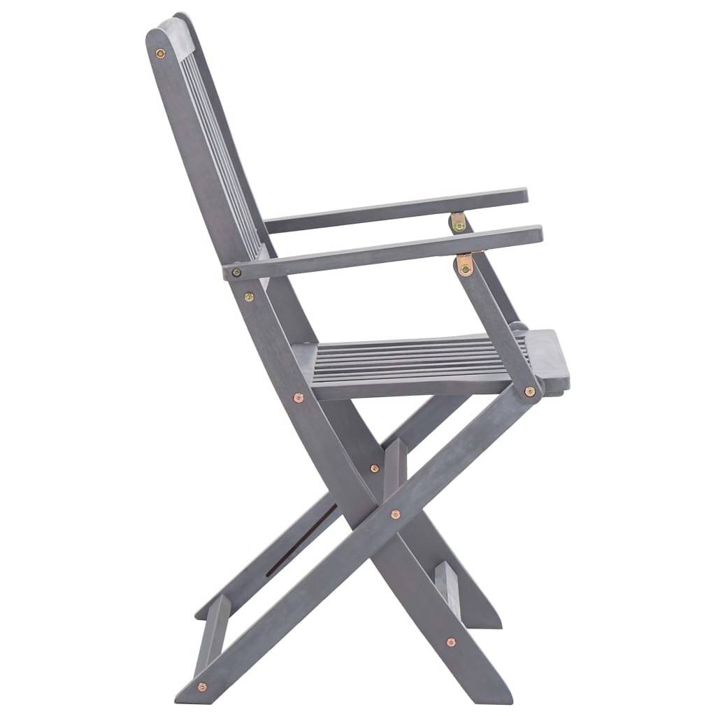 Symbolbild für Klappbare Gartenstühle 2 Stk. mit Sitzkissen Massivholz Akazie