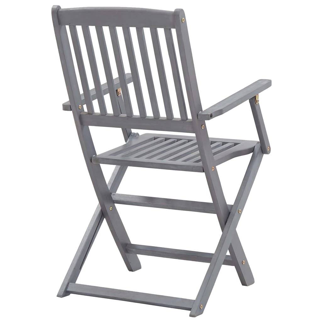 Symbolbild für Klappbare Gartenstühle 2 Stk. mit Sitzkissen Massivholz Akazie