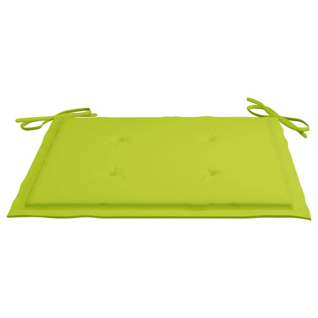 Klappbare Gartenstühle 6 Stk. mit Sitzkissen Massivholz Akazie-4