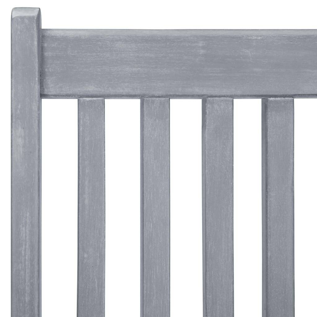 Symbolbild für Verstellbare Gartenstühle mit Auflagen 8 Stk. Grau Akazienholz