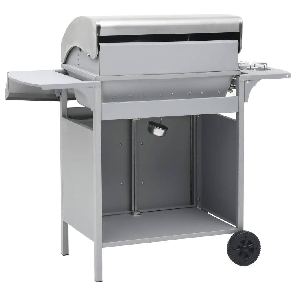 Symbolbild für vidaXL Gasgrill 4+1 Flammen Silbern Edelstahl
