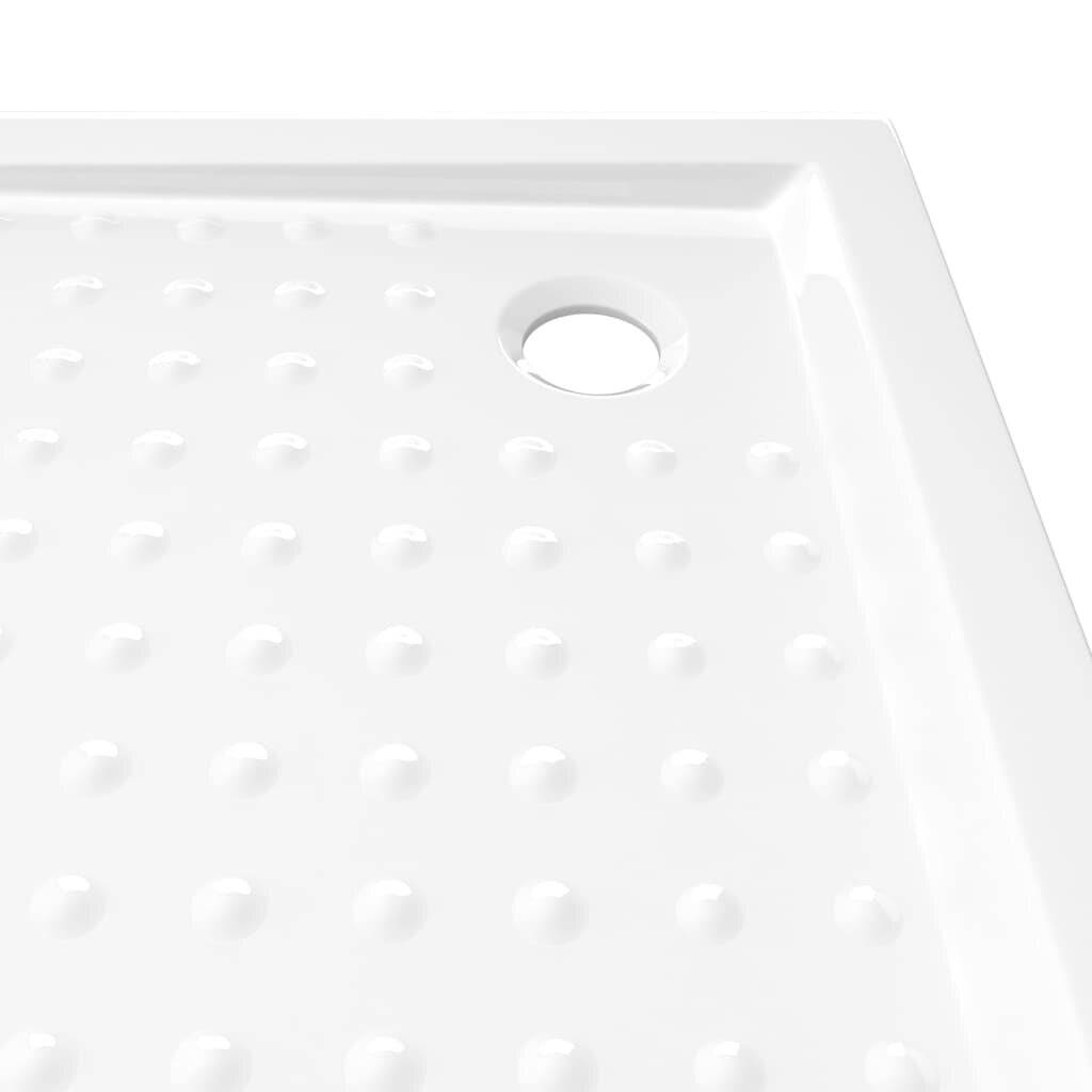 vidaXL Duschwanne Anti-Rutsch Weiß 90x90x4 cm ABS-5