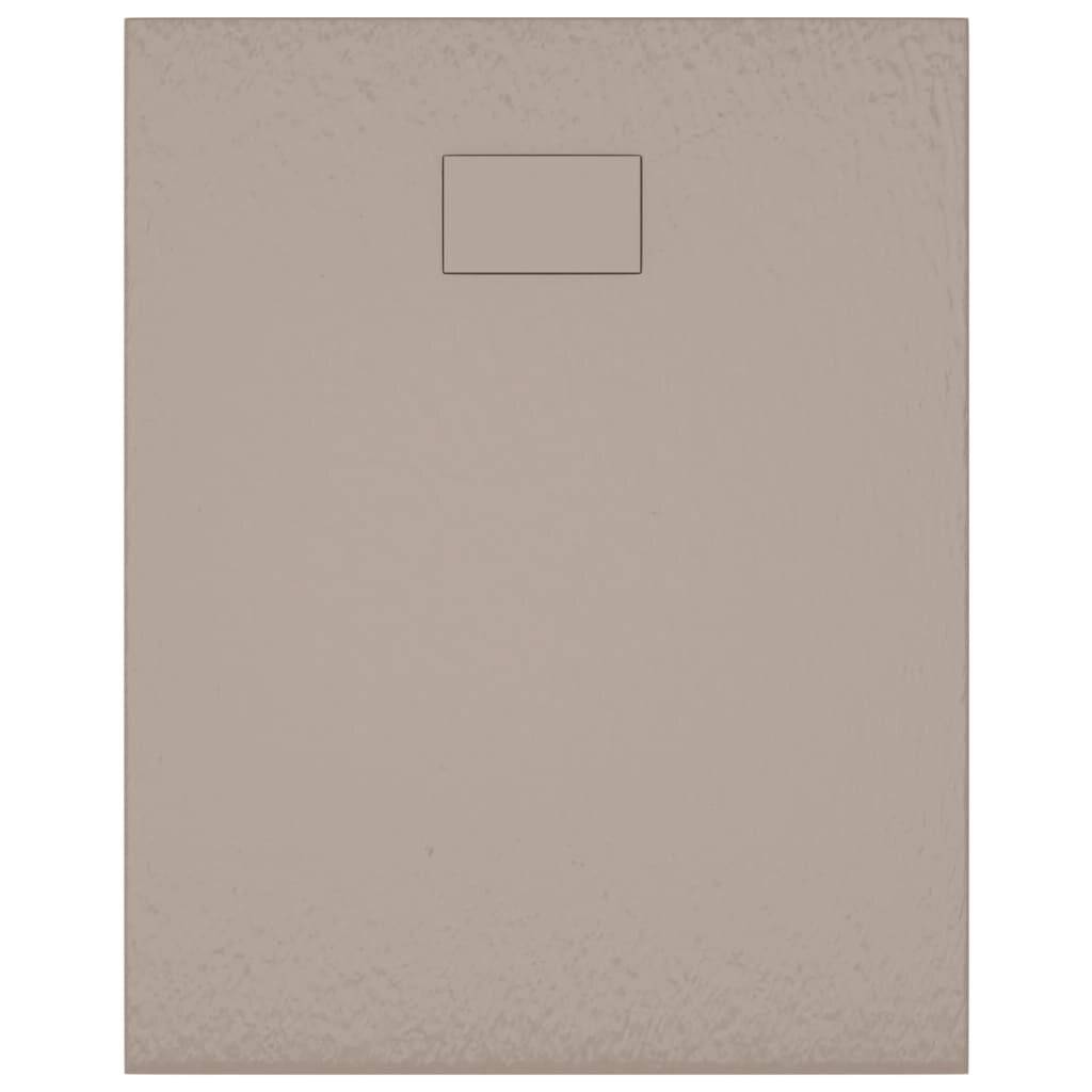vidaXL Duschwanne SMC Braun 100x80 cm-5