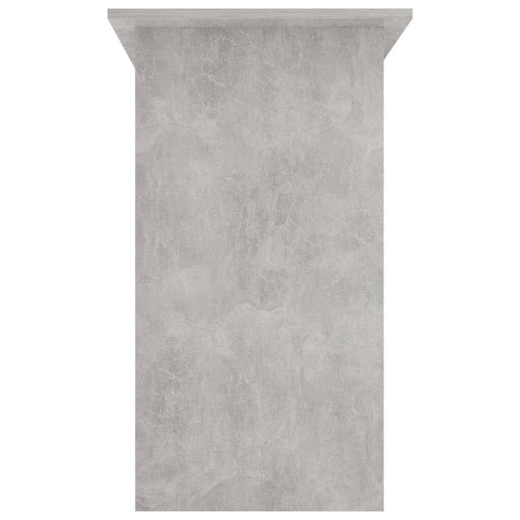 vidaXL Schreibtisch Betongrau 80x45x74 cm Holzwerkstoff-5