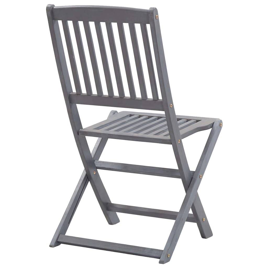 Symbolbild für Klappbare Gartenstühle 4 Stk. mit Kissen Massivholz Akazie