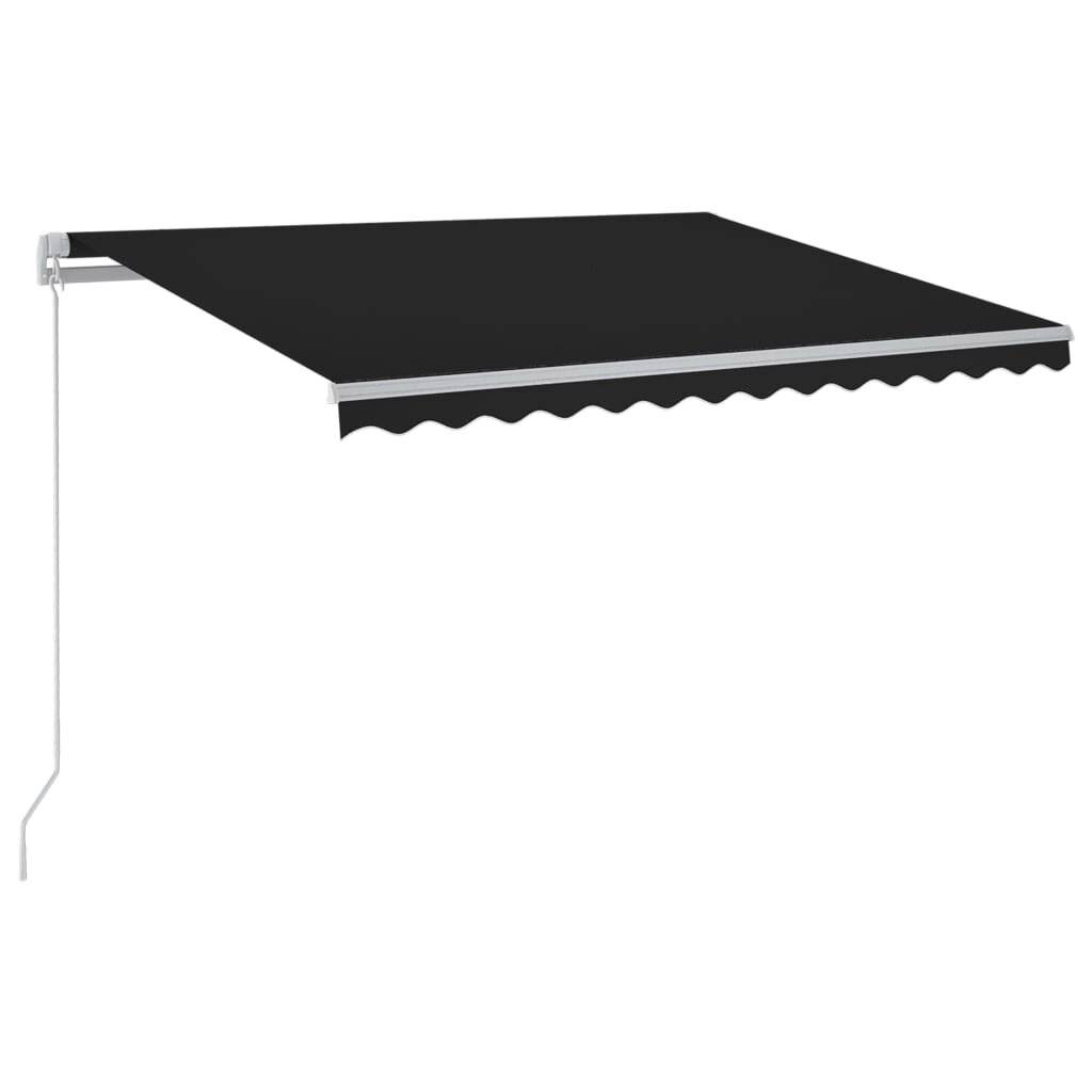 Gelenkarmmarkise Einziehbar mit LED 350x250 cm Anthrazit-3