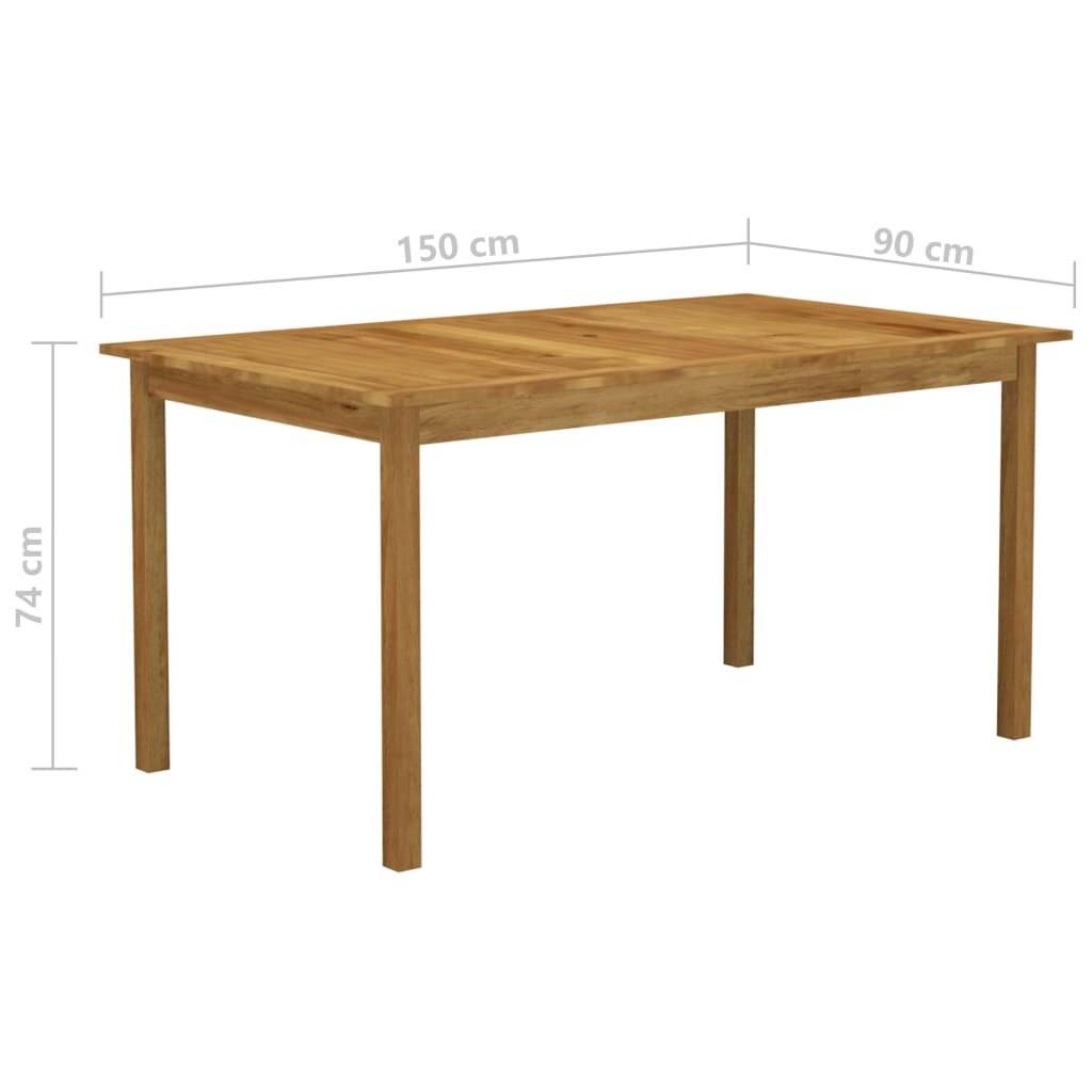 Symbolbild für 5-tlg. Garten-Essgruppe Schwarz