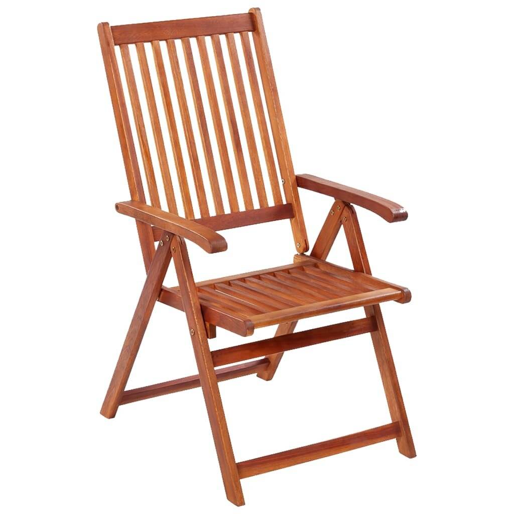 Klappbare Gartenstühle 4 Stk. Massivholz Akazie-1