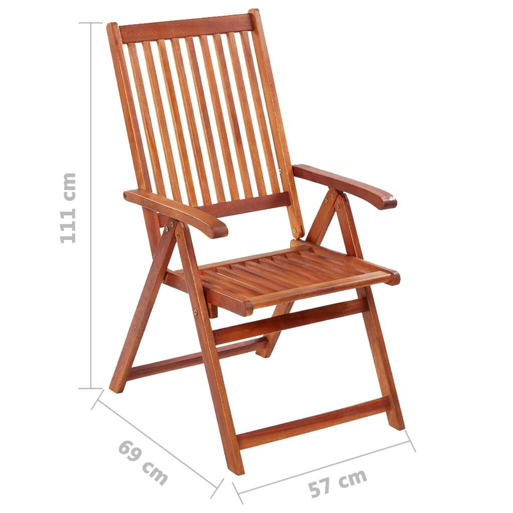 Symbolbild für Klappbare Gartenstühle 4 Stk. Massivholz Akazie