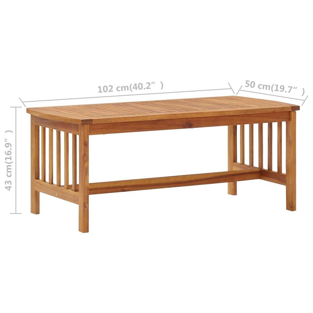 Symbolbild für 3-tlg. Garten-Lounge-Set mit Auflagen Massivholz Akazie