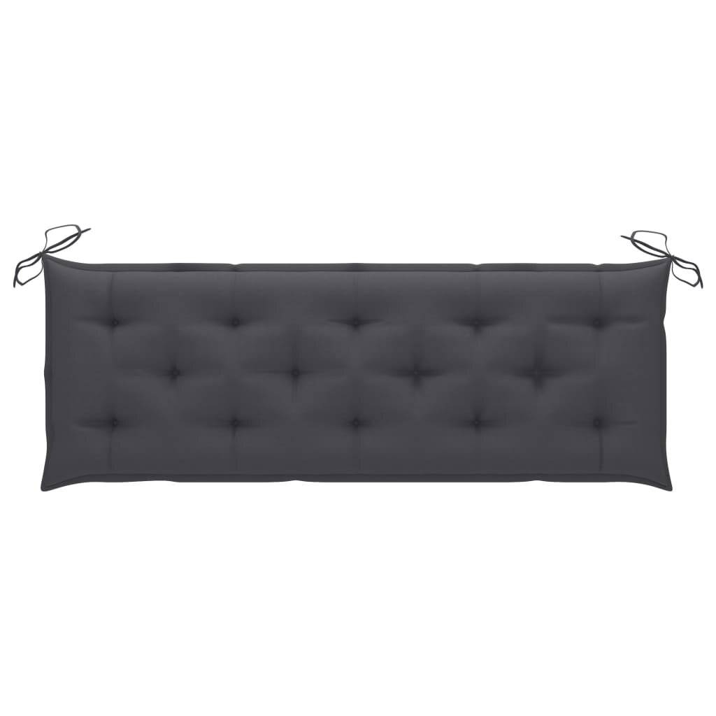 vidaXL Gartenbank-Auflage Anthrazit 150x50x7 cm Oxford-Gewebe-5