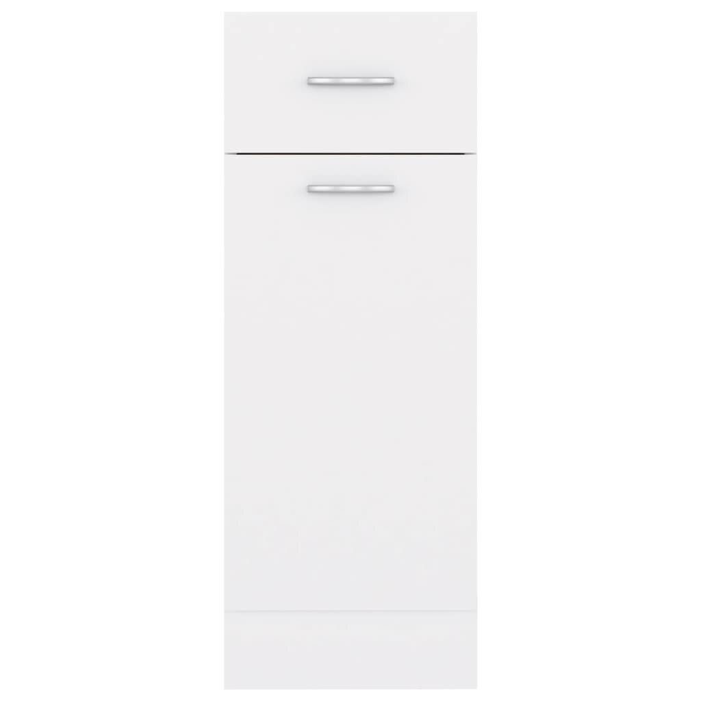 vidaXL Schubunterschrank Lyon Weiß 30x46x81,5 cm Holzwerkstoff-6