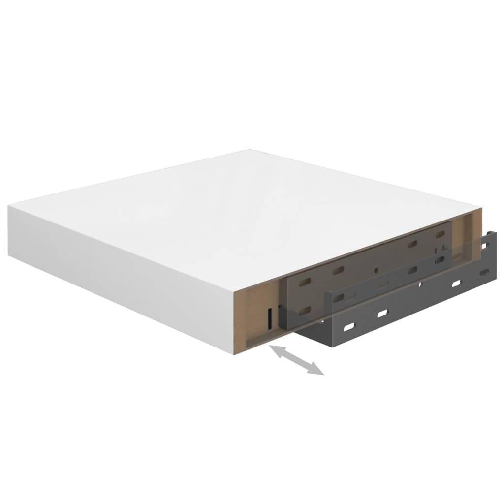 Symbolbild für Schwebende Wandregale 4 Stk. Hochglanz-Weiß 23x23,5x3,8cm MDF