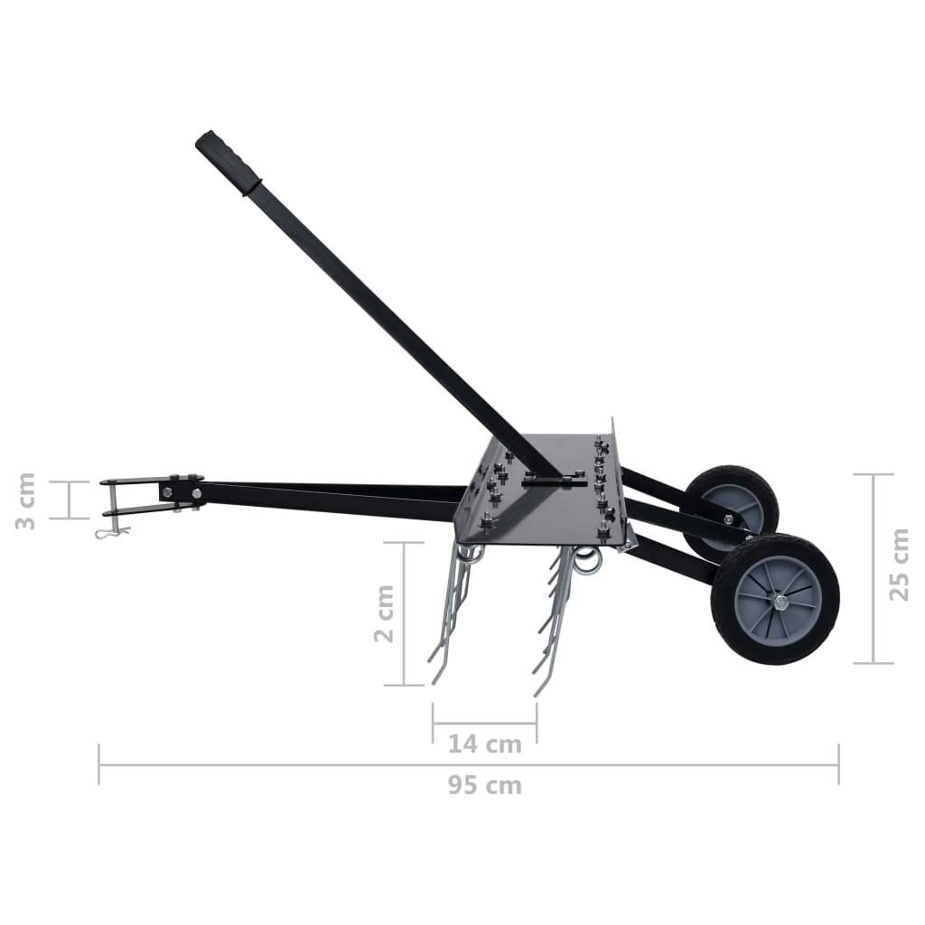 Symbolbild für vidaXL Vertikutierer für Aufsitzmäher 100 cm