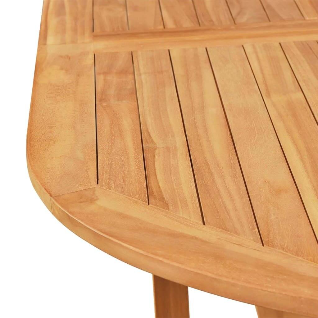 7-tlg. Garten-Essgruppe mit Kissen Massivholz Teak-3