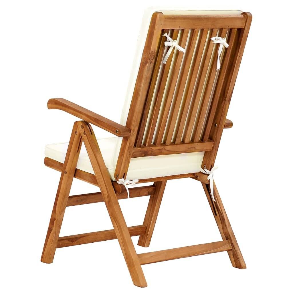 Symbolbild für 7-tlg. Garten-Essgruppe mit Kissen Massivholz Teak