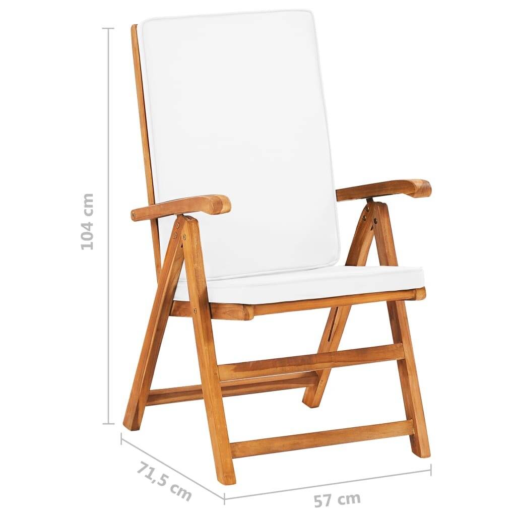 Symbolbild für 7-tlg. Garten-Essgruppe mit Kissen Massivholz Teak