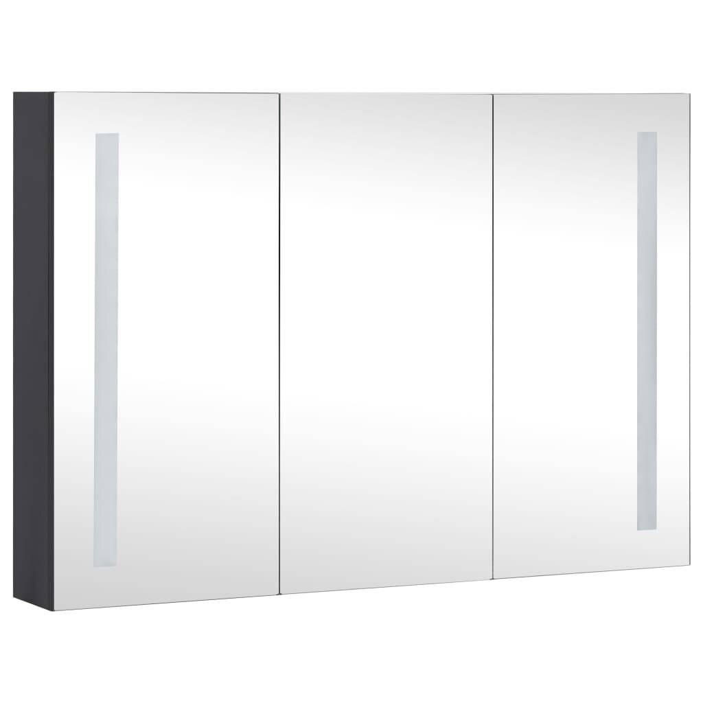 LED-Bad-Spiegelschrank 89x14x62 cm-2