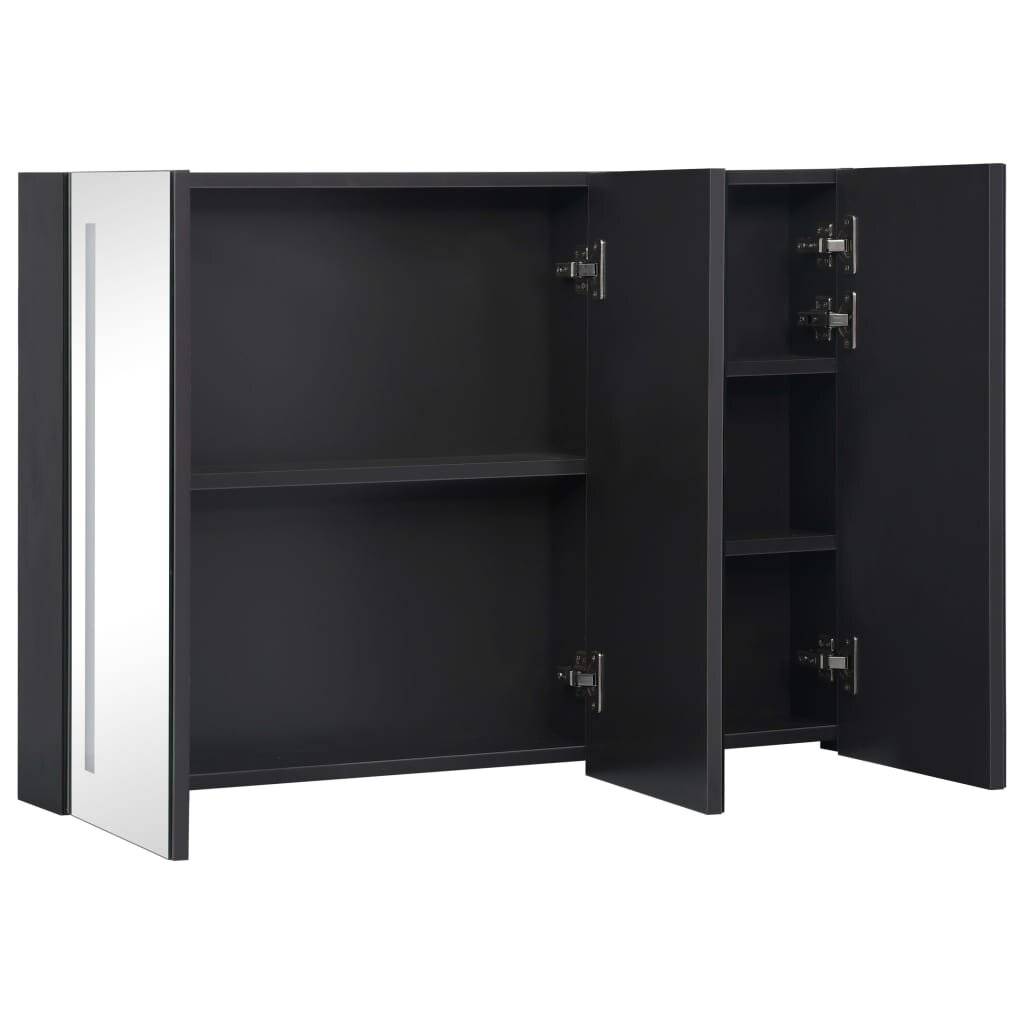 LED-Bad-Spiegelschrank 89x14x62 cm-4