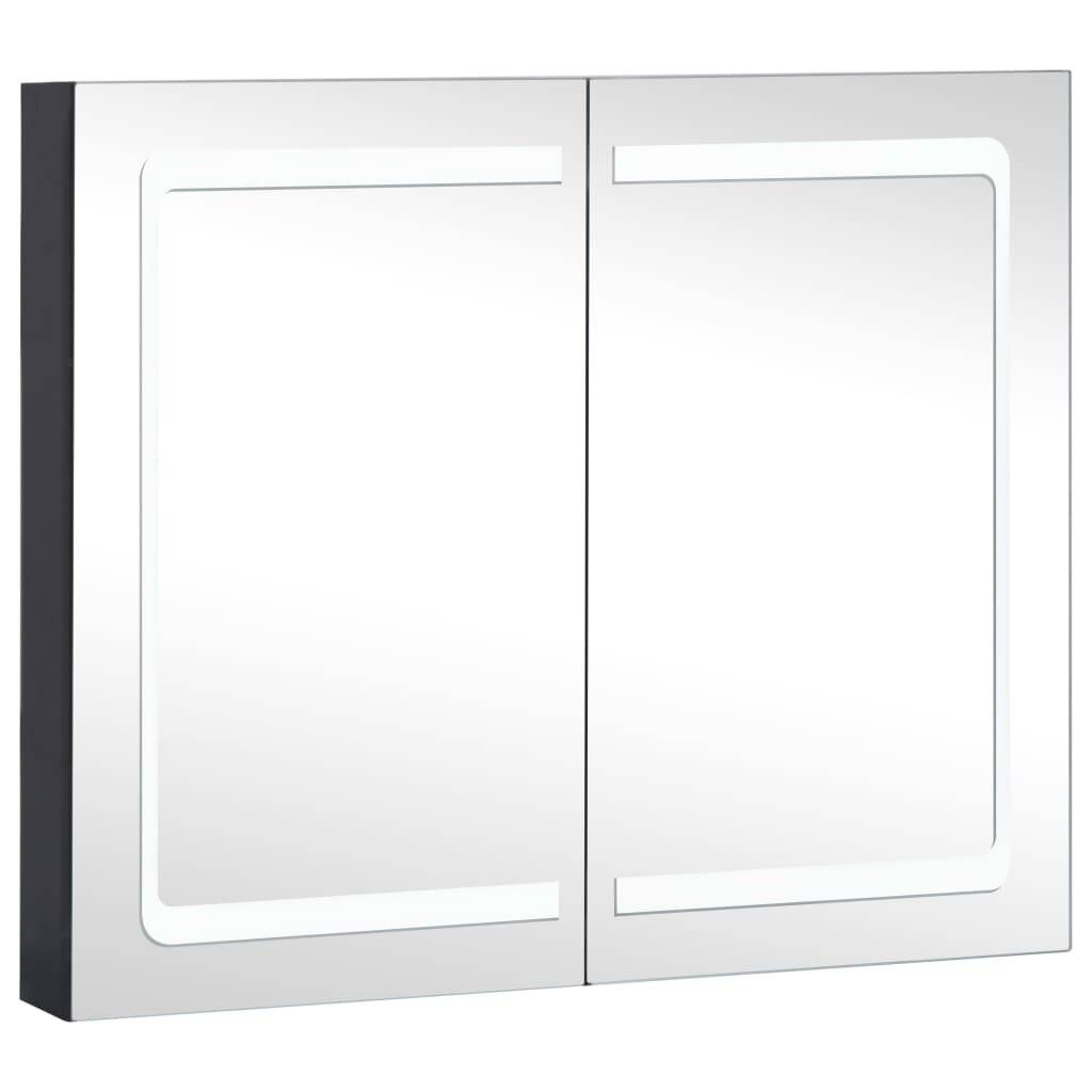 LED-Bad-Spiegelschrank 80x12,2x68 cm-1