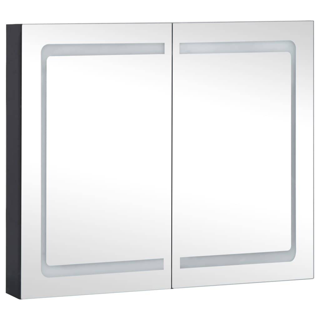 LED-Bad-Spiegelschrank 80x12,2x68 cm-2