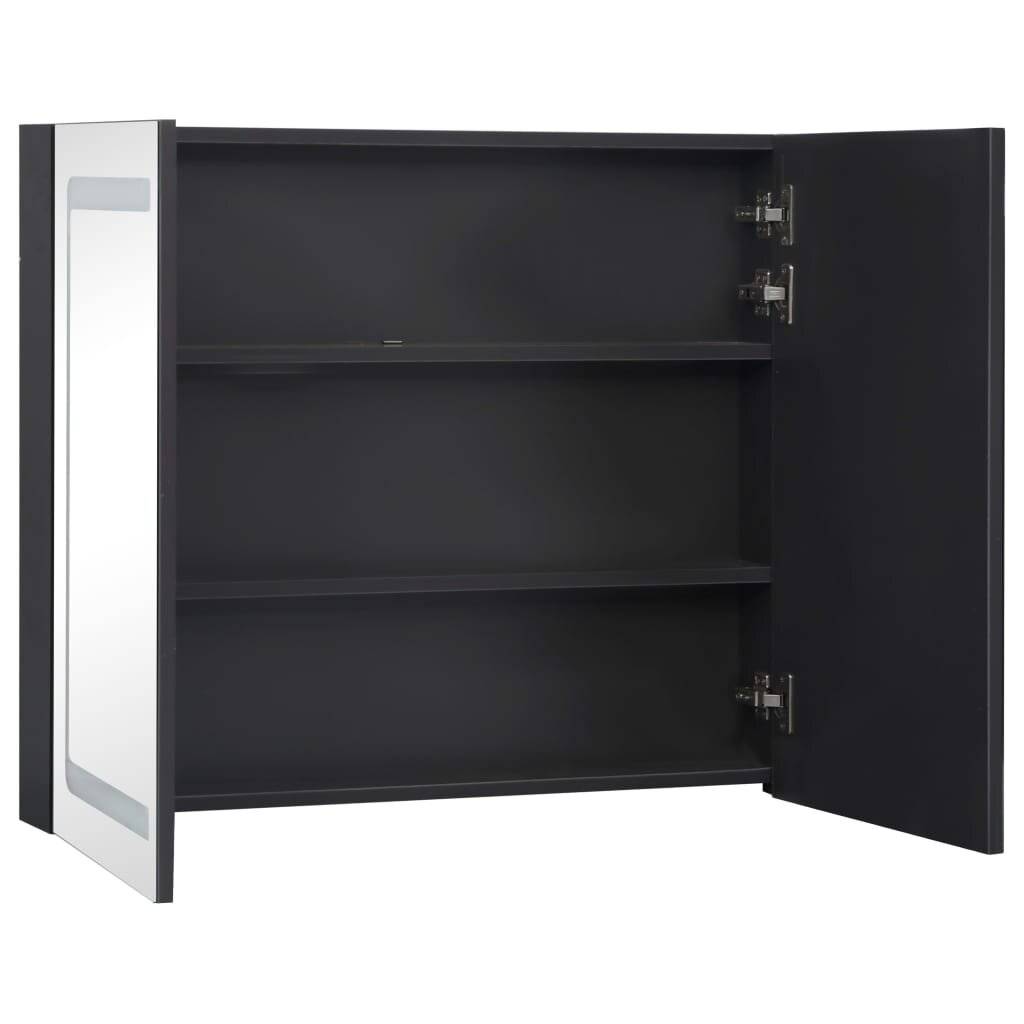 LED-Bad-Spiegelschrank 80x12,2x68 cm-4