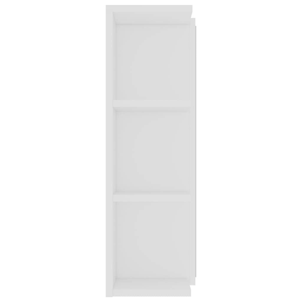 Symbolbild für Bad-Spiegelschrank Weiß 80x20,5x64 cm Spanplatte