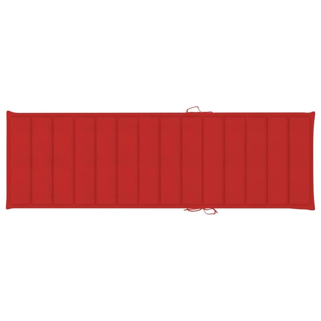 Symbolbild für vidaXL 2-Personen-Sonnenliege mit Auflagen Bambus