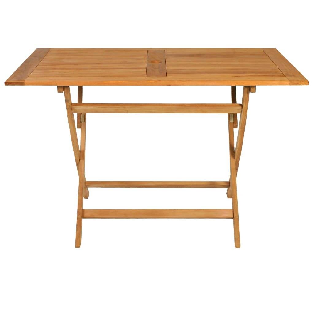 7-tlg. Garten-Essgruppe Massivholz Teak-2