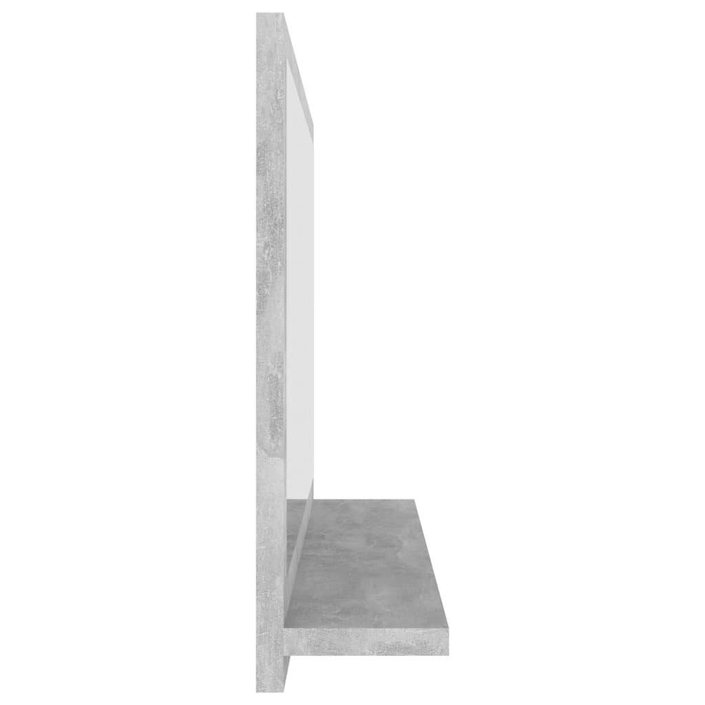 Badspiegel Betongrau 60x10,5x37 cm Spanplatte-5