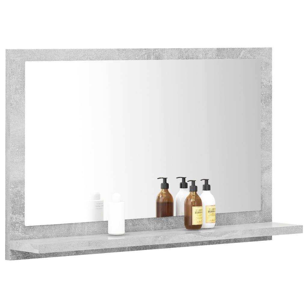 Badspiegel Betongrau 60x10,5x37 cm Spanplatte-2