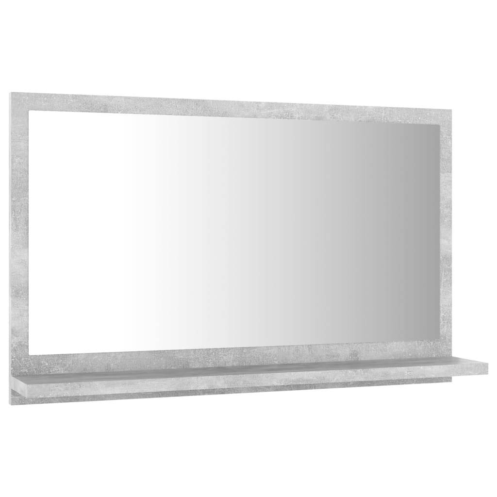Badspiegel Betongrau 60x10,5x37 cm Spanplatte-4