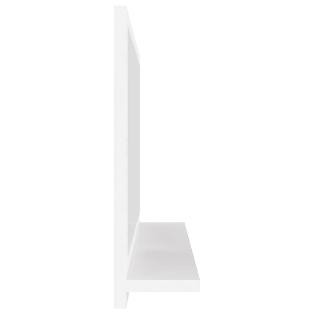 Badspiegel Weiß 60x10,5x37 cm Spanplatte-5