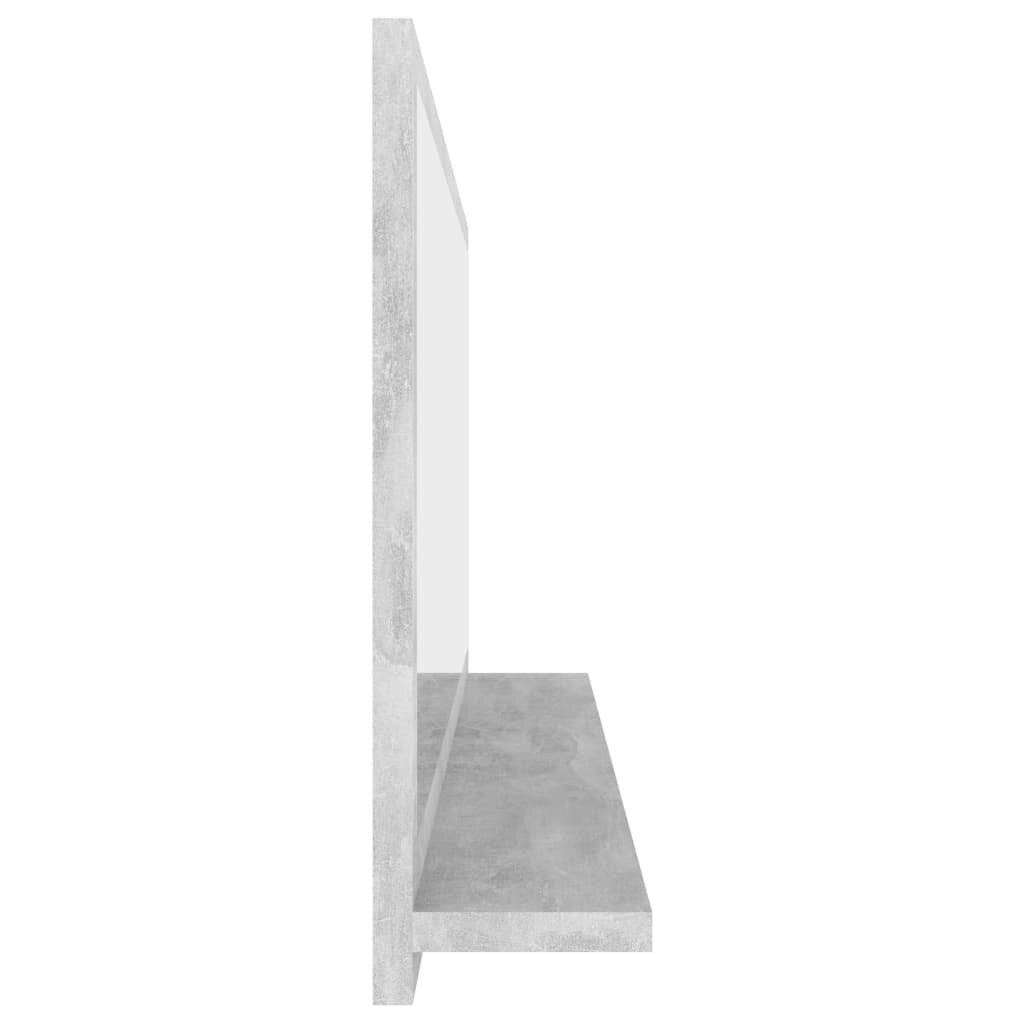 Badspiegel Betongrau 90x10,5x37 cm Spanplatte-5
