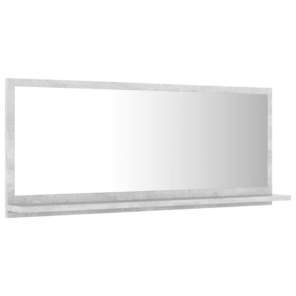 Badspiegel Betongrau 90x10,5x37 cm Spanplatte-4