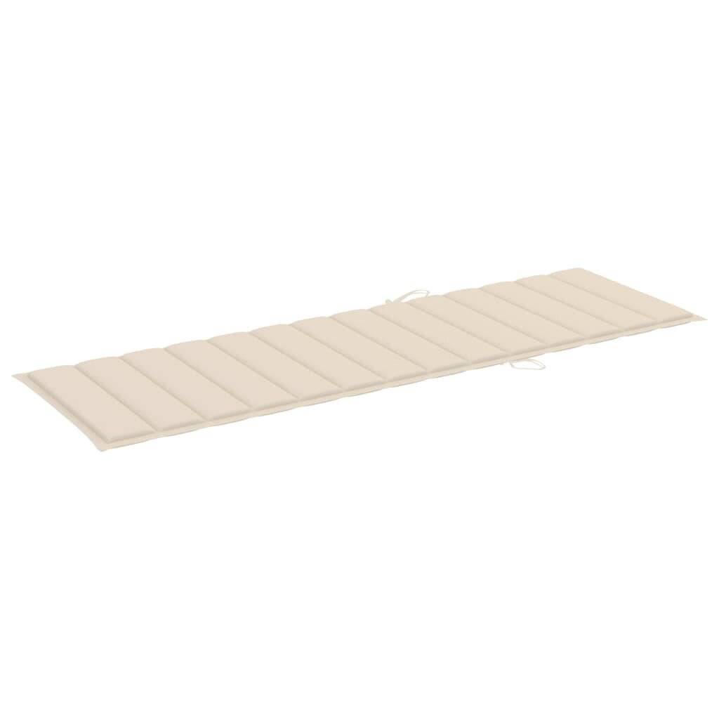 Symbolbild für vidaXL Sonnenliegen 2 Stk. mit Auflagen Massivholz Akazie