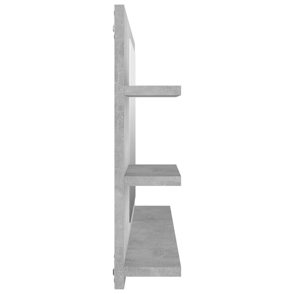 Badspiegel Betongrau 90x10,5x45 cm Spanplatte-5