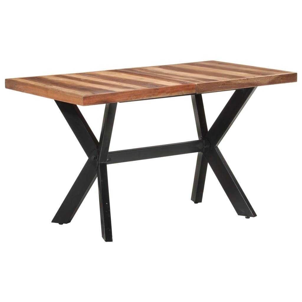 Symbolbild für vidaXL Esstisch 140x70x75 cm Massivholz Honigfarben