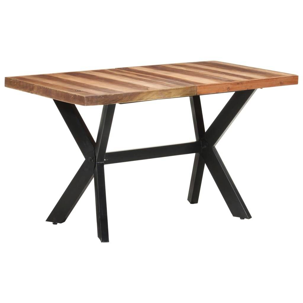 Symbolbild für vidaXL Esstisch 140x70x75 cm Massivholz Honigfarben