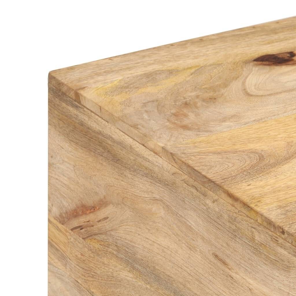 Couchtisch 67x67x45 cm Mango Massivholz-5