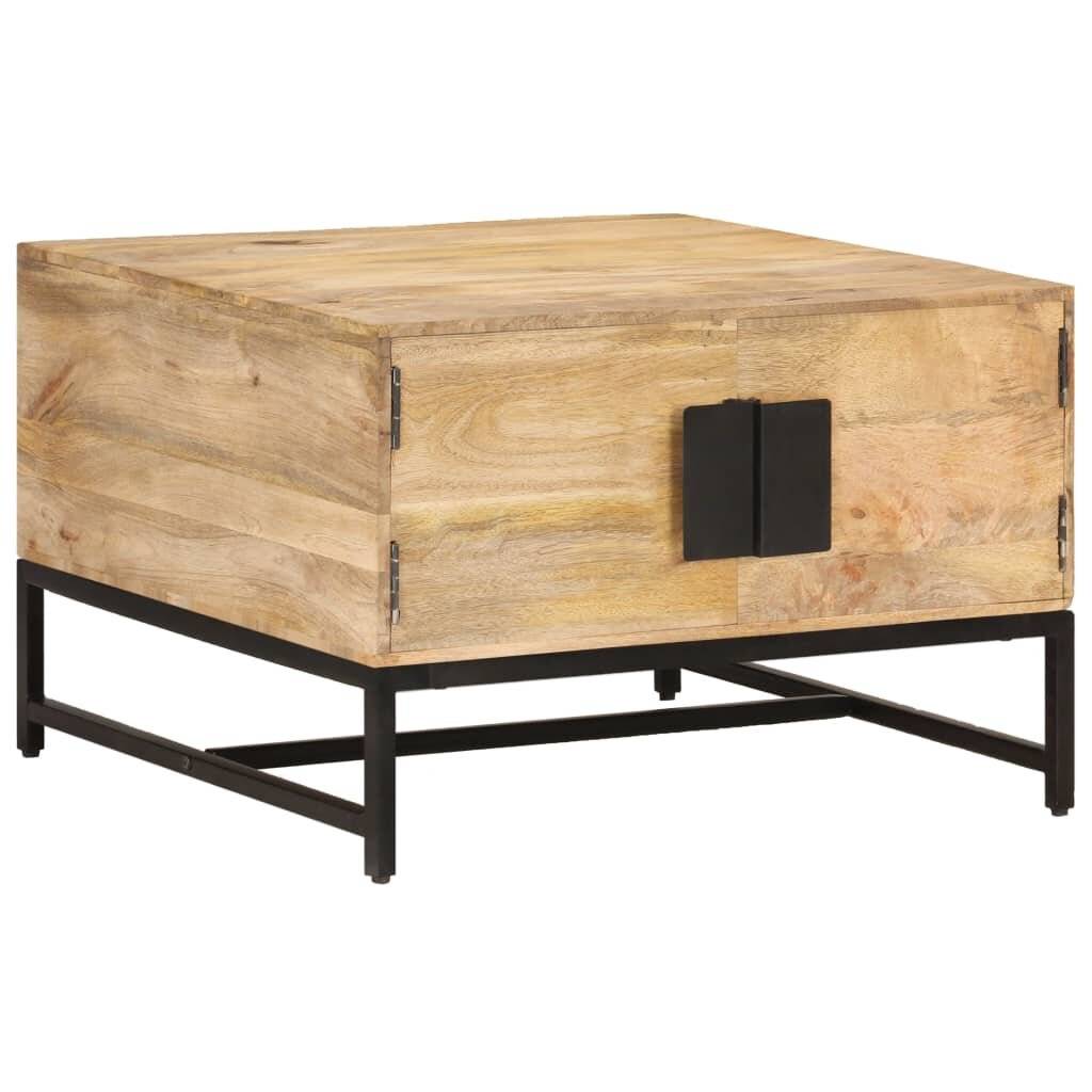 Symbolbild für Couchtisch 67x67x45 cm Mango Massivholz
