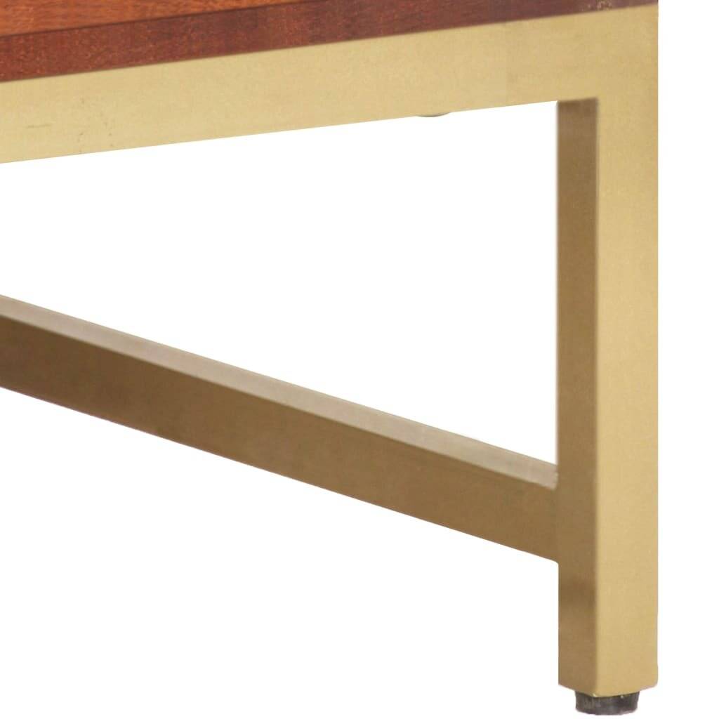 Couchtisch Honigbraun 67x67x45 cm Akazie Massivholz-5