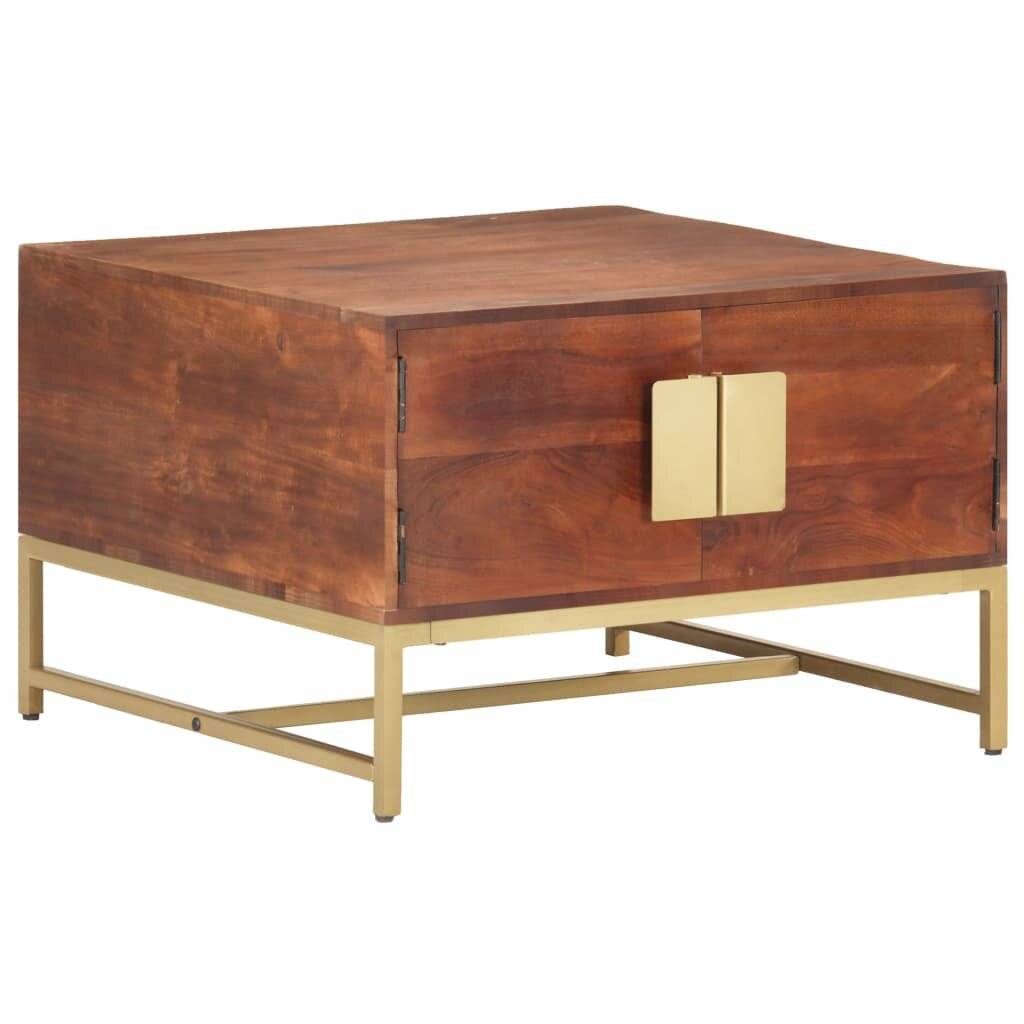 Symbolbild für Couchtisch Honigbraun 67x67x45 cm Akazie Massivholz